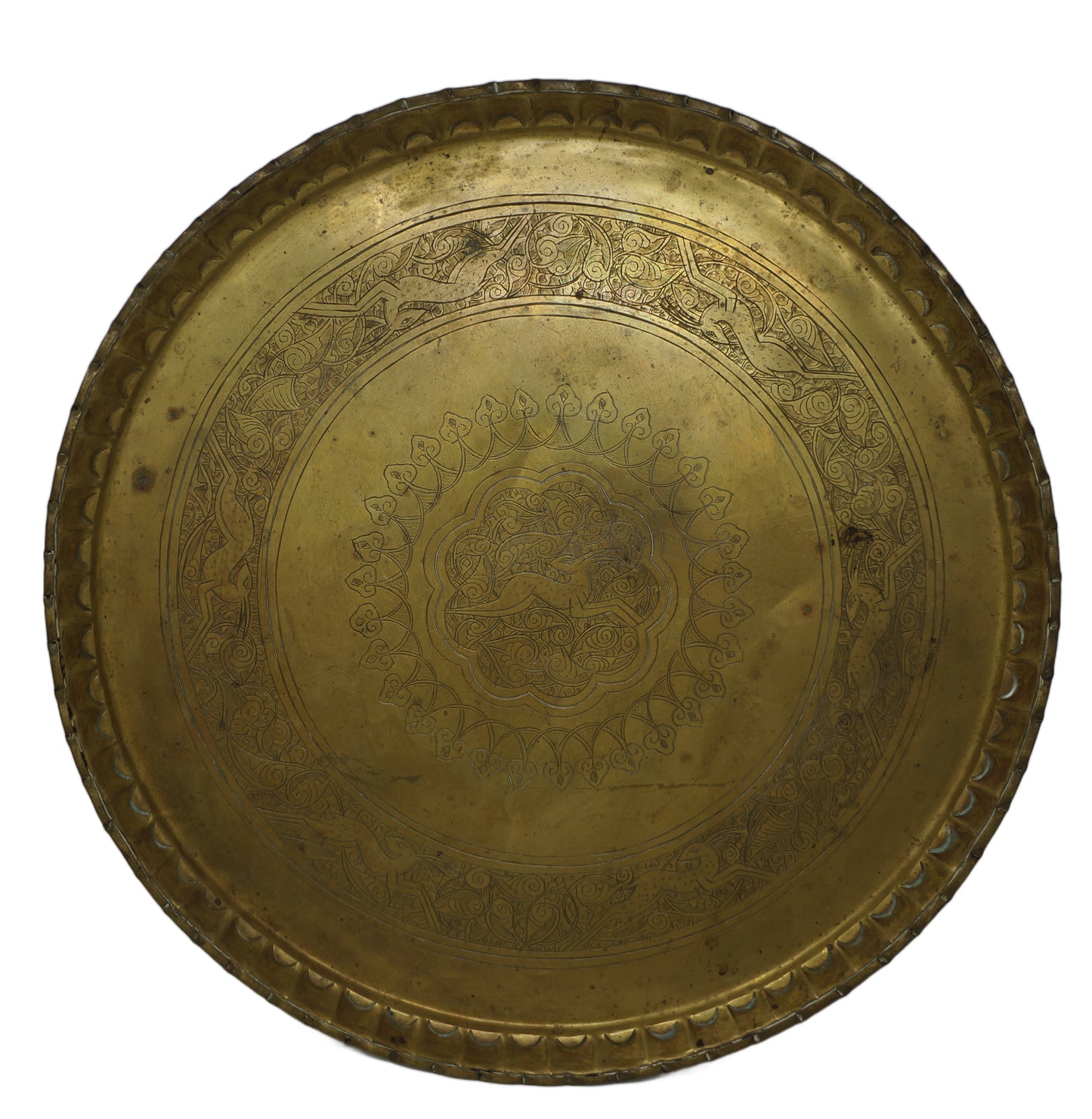 Circular Brass Tray