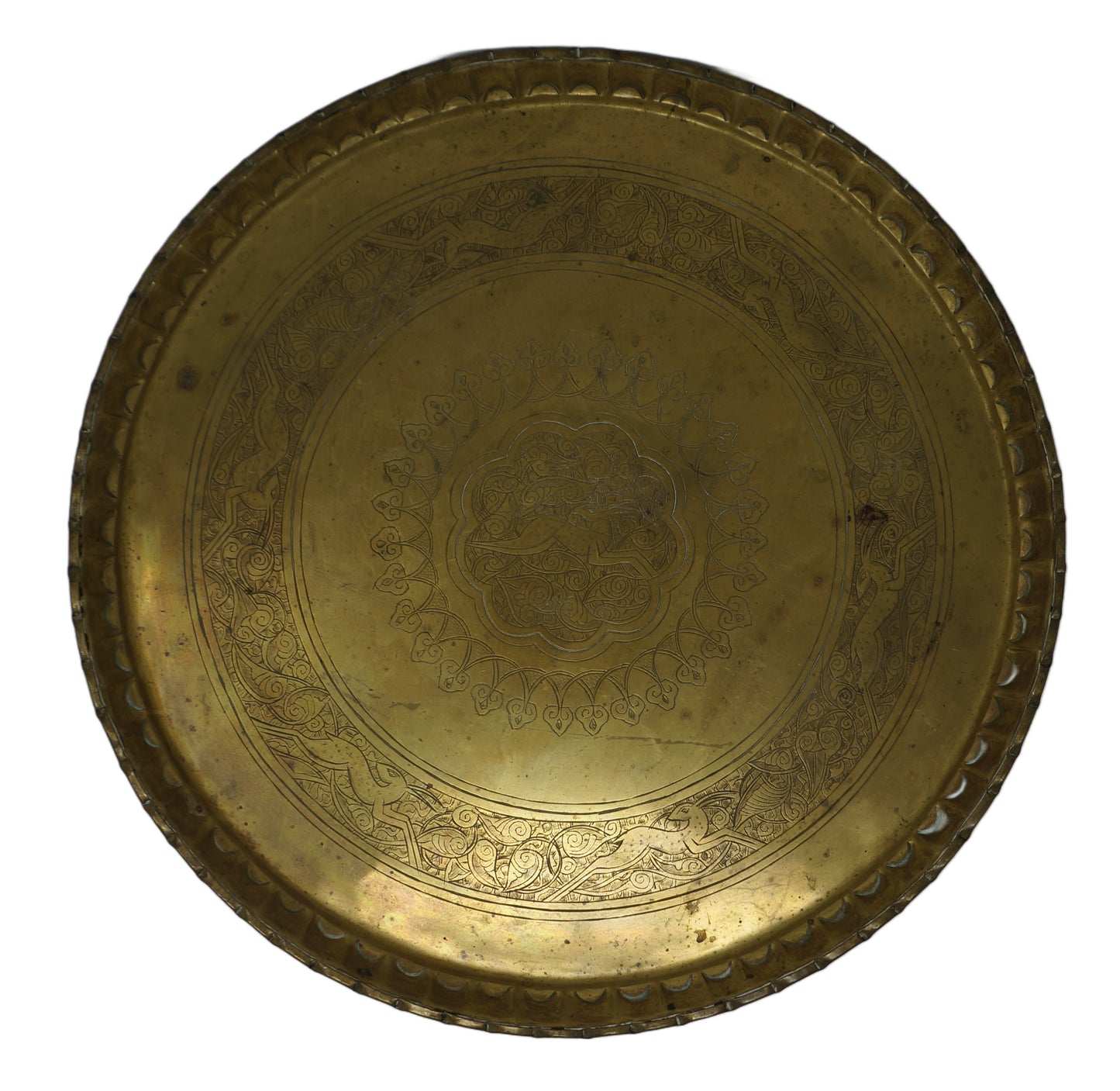 Circular Brass Tray