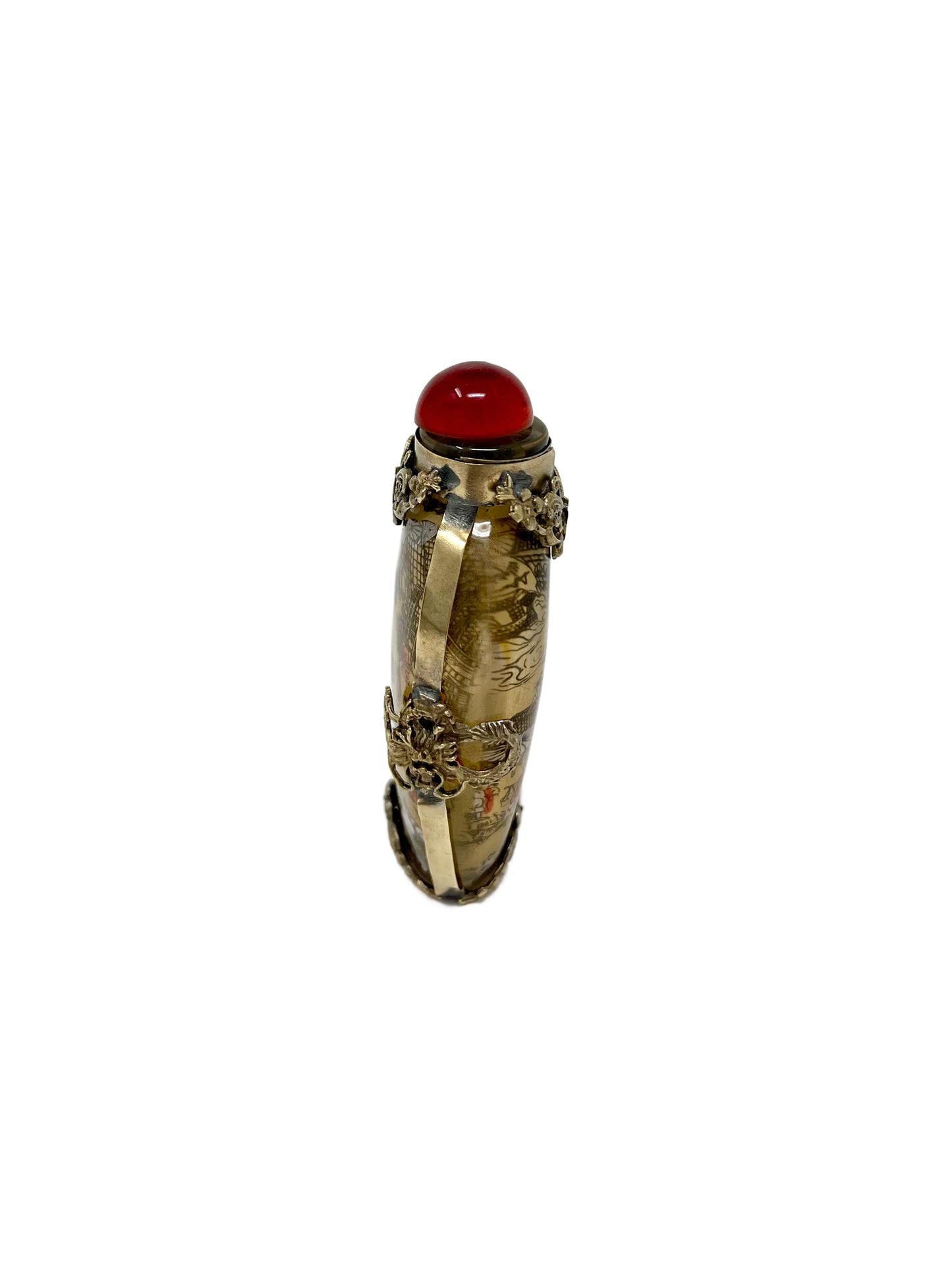 Snuff Bottle with Metal Details